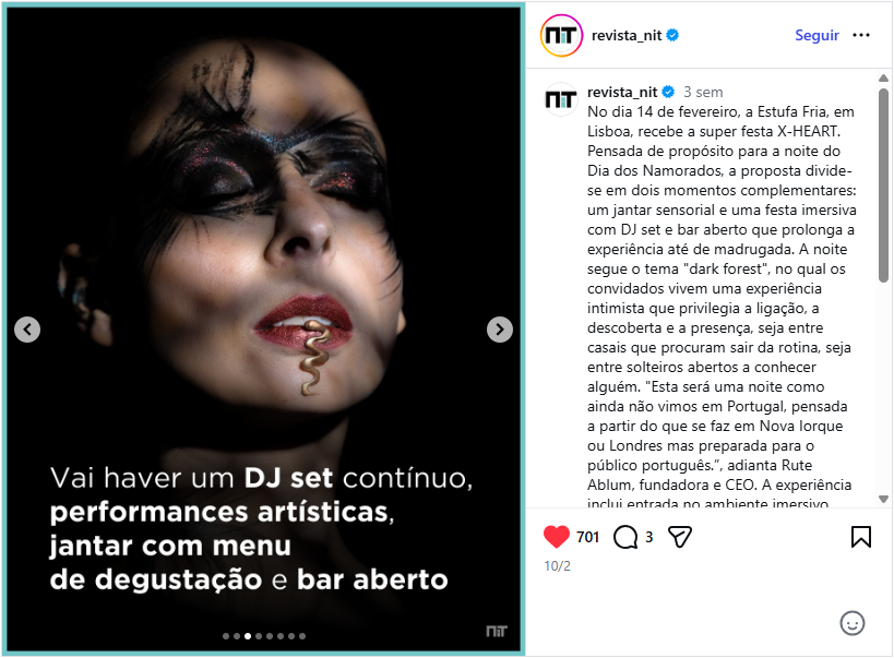 X-HEART na Revista NIT