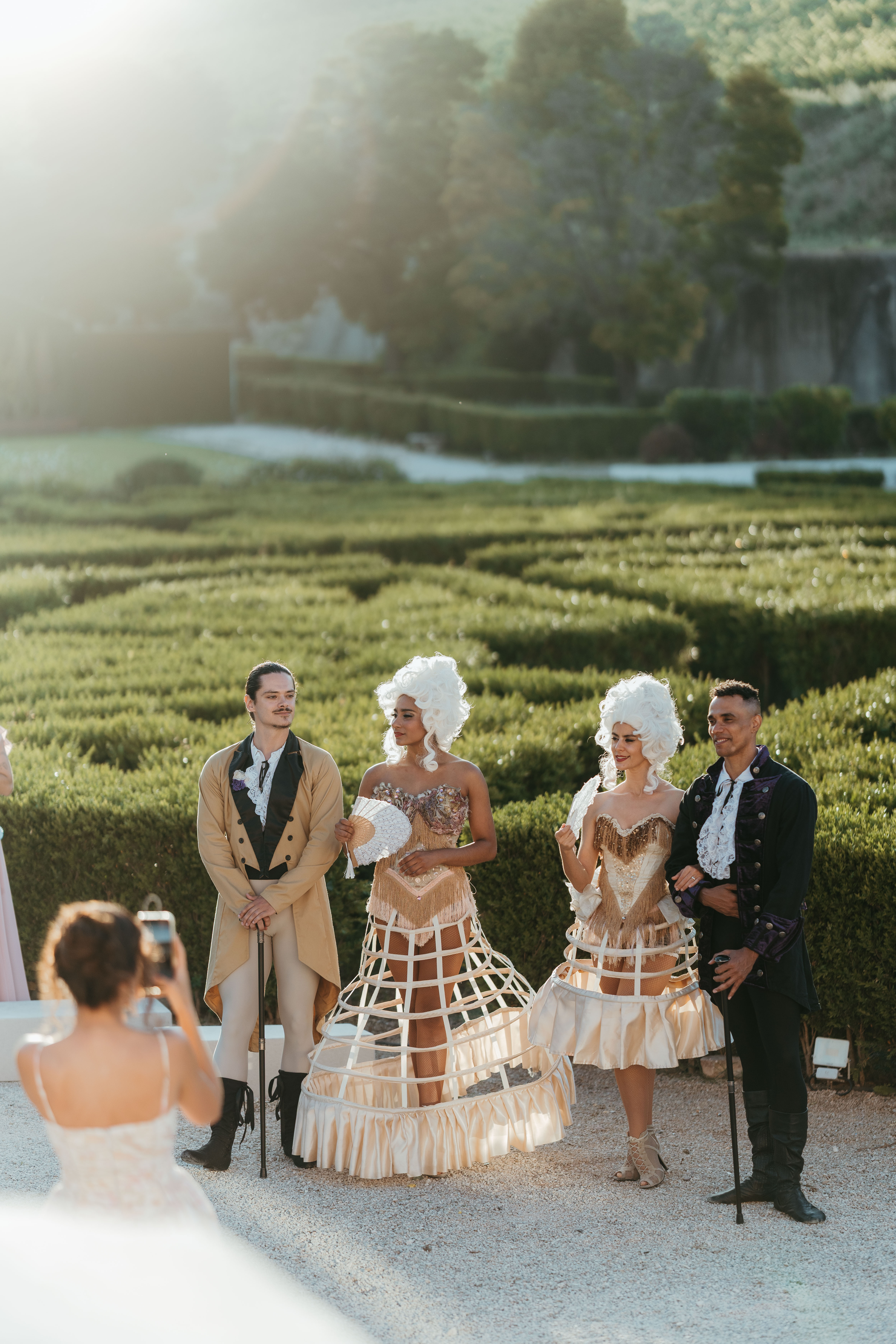 Guest in Regency attire — elegance and detail, X-TON Medusa X Lisbon